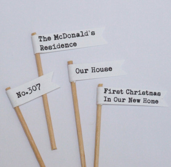 New Home Gift - Little Paper Houses Personalised Framed Gift - Made In Words