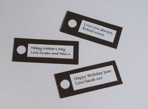 Personalised Mother's Day Gift - Personalised Tiny Paper Daffodil In A Bottle - Made In Words