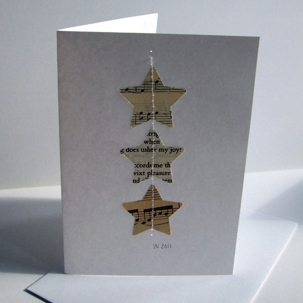 Personalised Christening Gift - Paper Stars Personalised Framed Picture - Made In Words