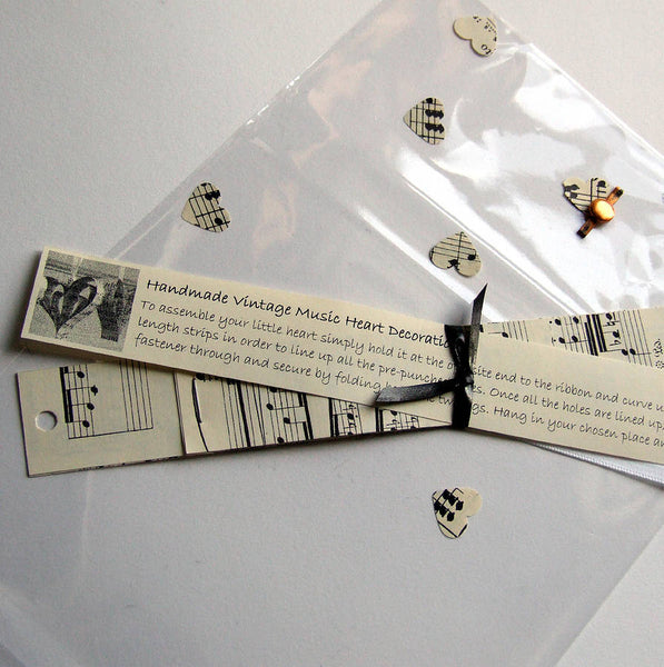 Handmade Sheet Music Christmas Decorations - Handmade Sheet Music Christmas Decorations - Made In Words