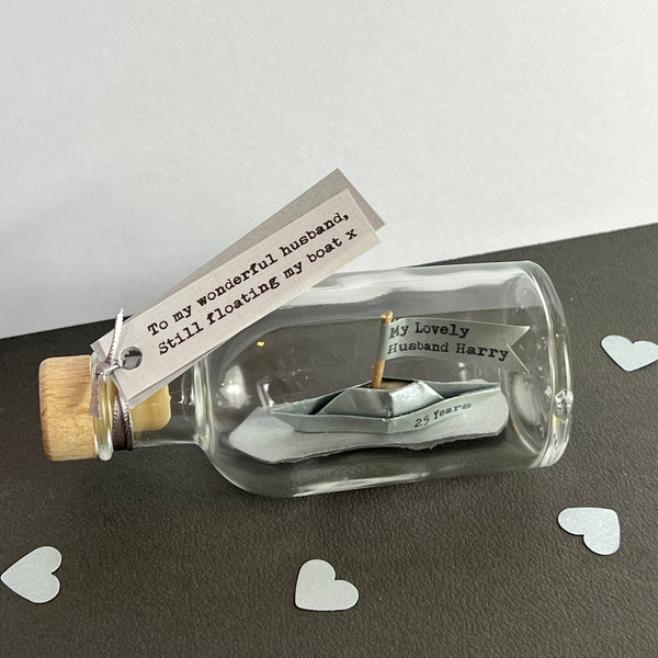 25th wedding anniversary personalised gift for husband