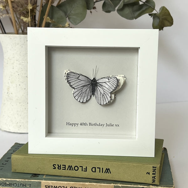Personalised Paper Butterfly Box