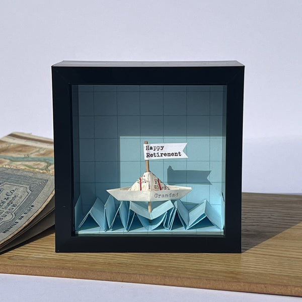 Little Personalised Paper Boat Artwork