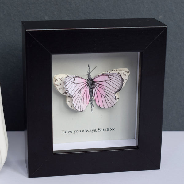 Personalised Mother's Day Gift - Personalised Paper Butterfly Box - Made In Words